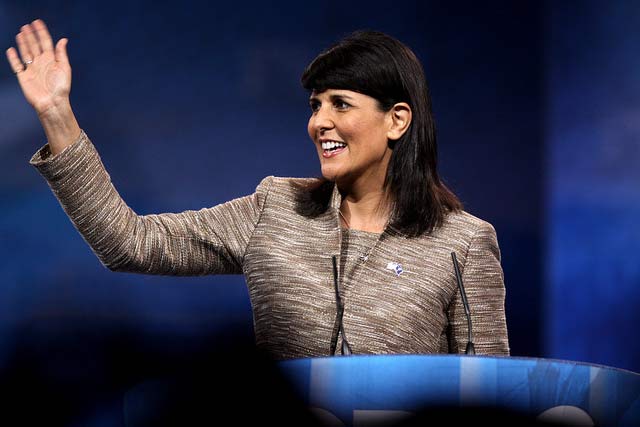 South Carolina Governor Nikki Haley